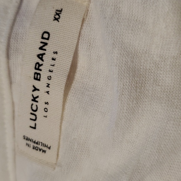 Lucky Brand Linen Cover-up Top SZ XXL - Picture 5 of 8